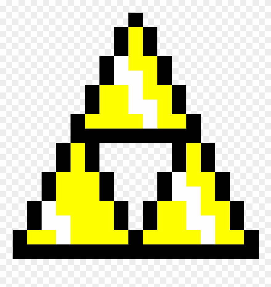Maker - Triforce Pixel Png Clipart