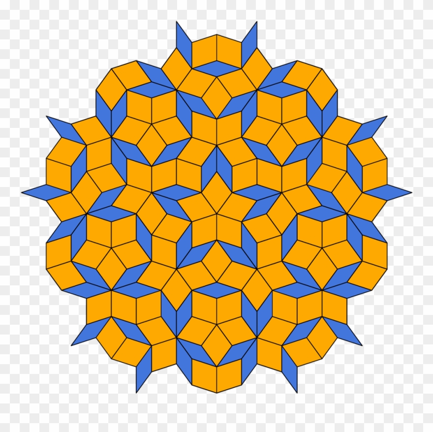 In The 1970s, The British Mathematical Physicist Roger - Art Math Tessellations Clipart