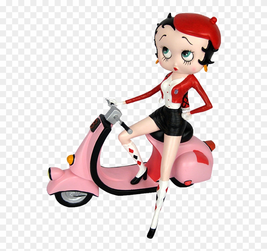 Figura De Betty Boop Con Licencia, Hecha De Resina, - Betty Boop Clipart
