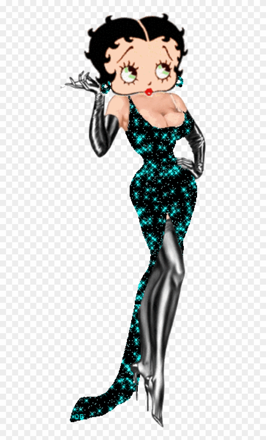 Betty Boop Fait La Fête - Betty Boop Clipart