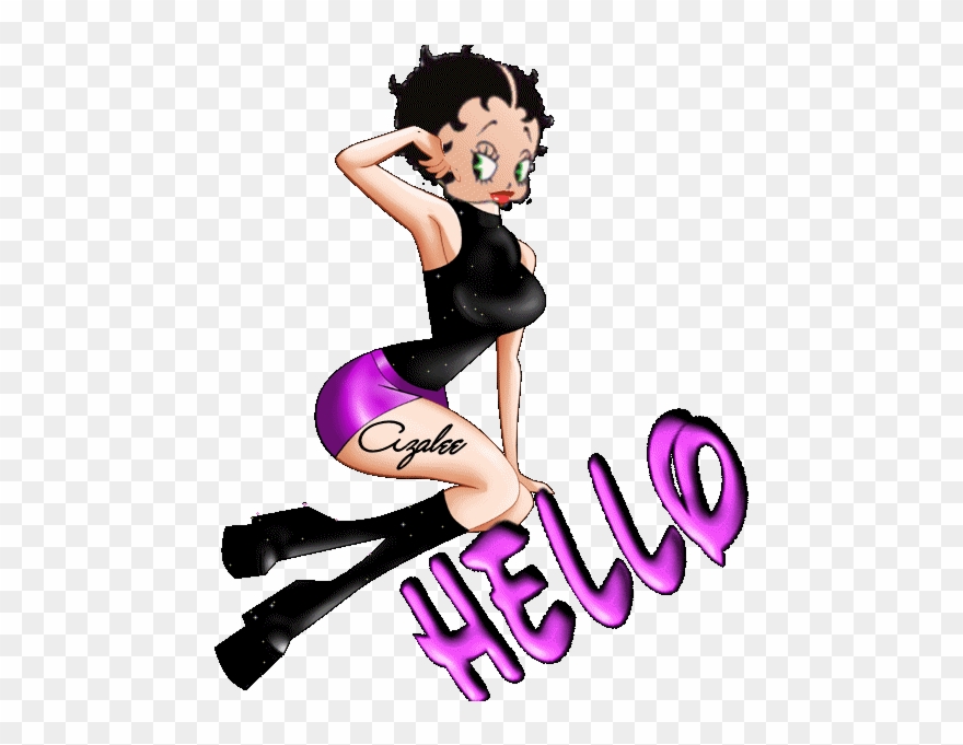 Betty Boop Vous Salut - Betty Boop Clipart