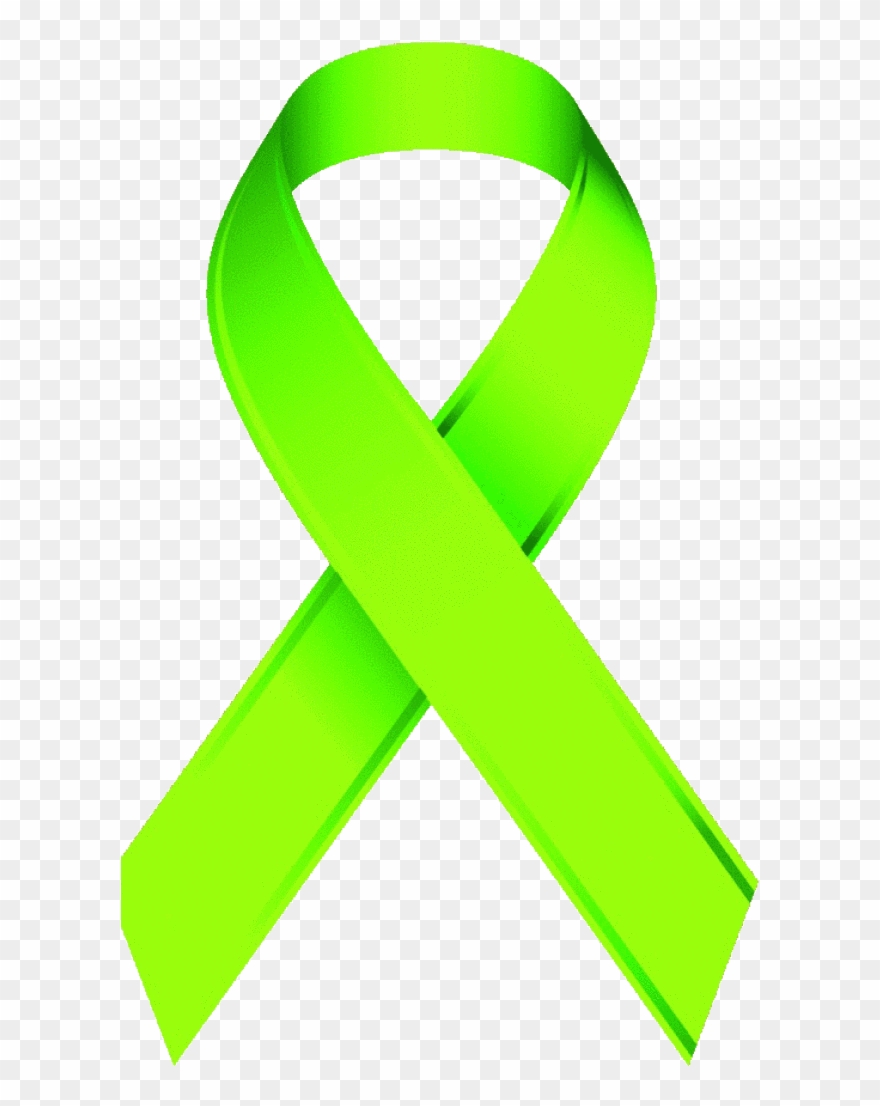Lime Green Awareness Ribbon Clip Art - Non Hodgkin's Lymphoma Green Ribbon - Png Download