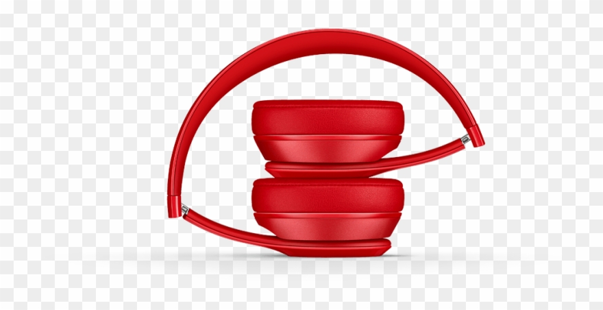 Overear Solo2 Red Standard Fold O - Beats Solo3 Wireless Product Red Clipart