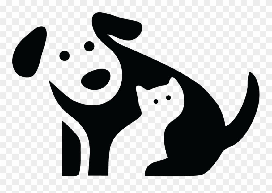 Pet Food - Animal Logos With Negative Space Clipart