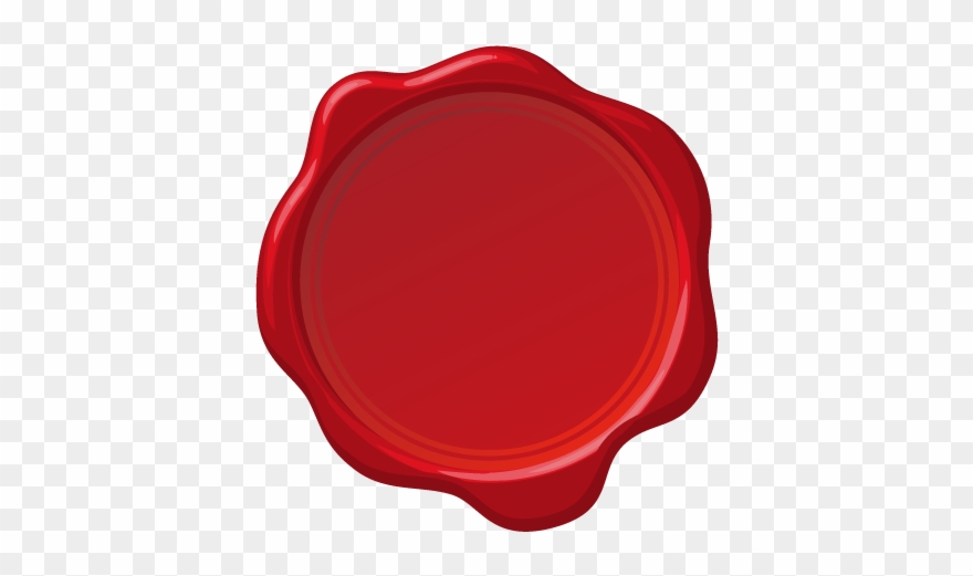 Red Wax Seal 1のpng Transparent Image - Circle Clipart