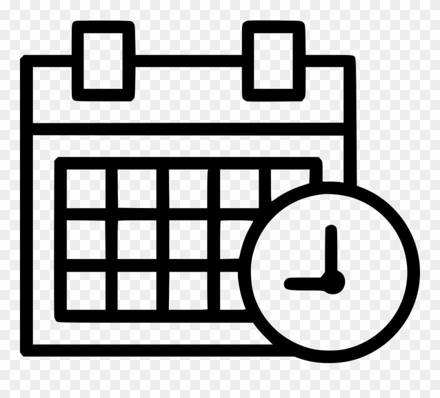Time Limited Schedule Calendar Comments - Icon Clipart