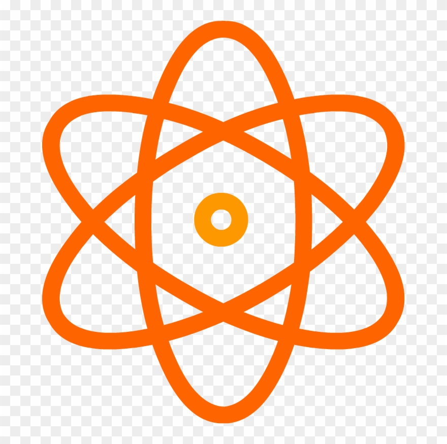 Atomic Model - Nuclear Icon Clipart