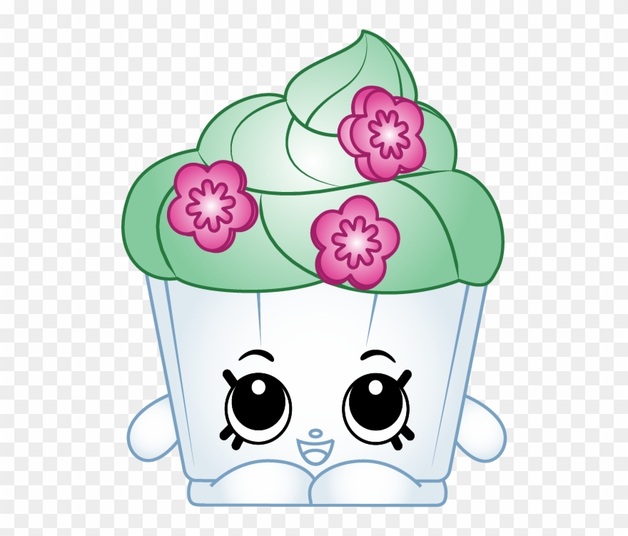 Keiko Cupcake - Shopkins Keiko Cupcake Clipart