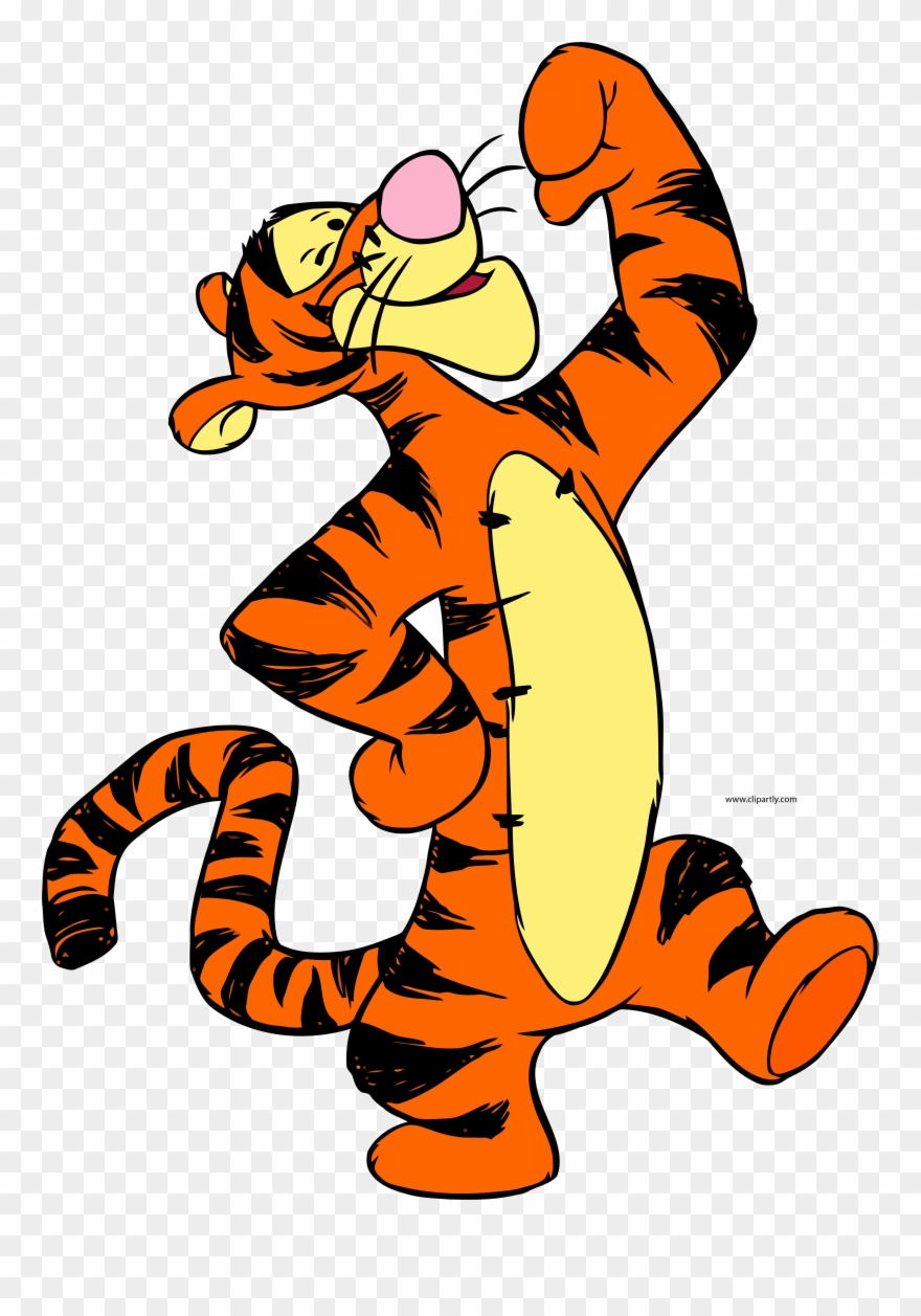 Tigger Tigger Cartoon Me Clipart Png Image Download - Winnie The Pooh Tigger Clipart Transparent Png