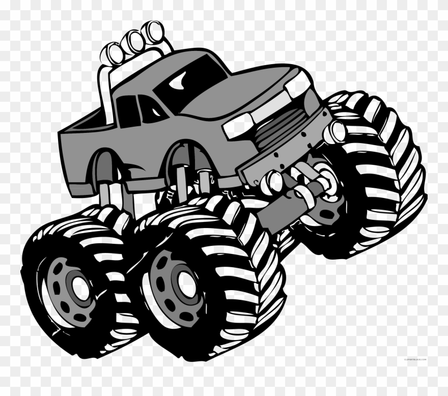 Vector Royalty Free Stock Clip Art Alternative Design - Hot Wheel Truck Clip Art - Png Download