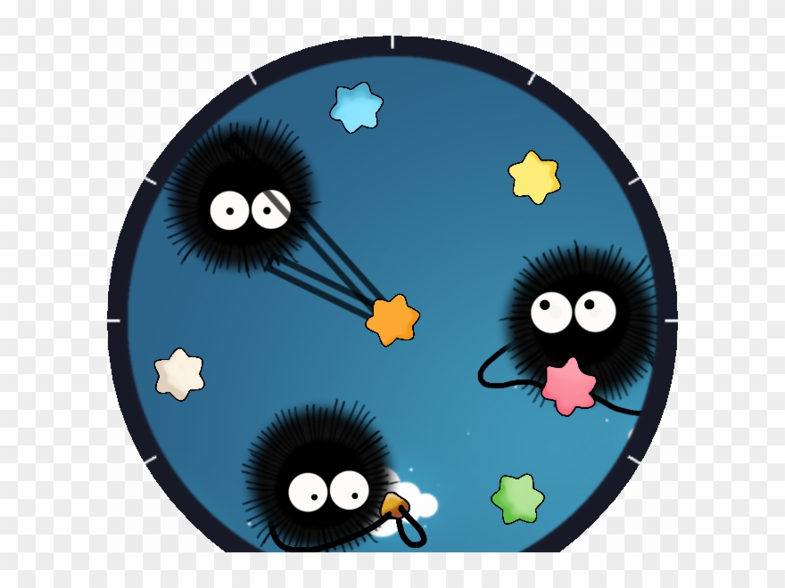 Spirited Away Soot Sprite Face Watch Face Preview Clipart