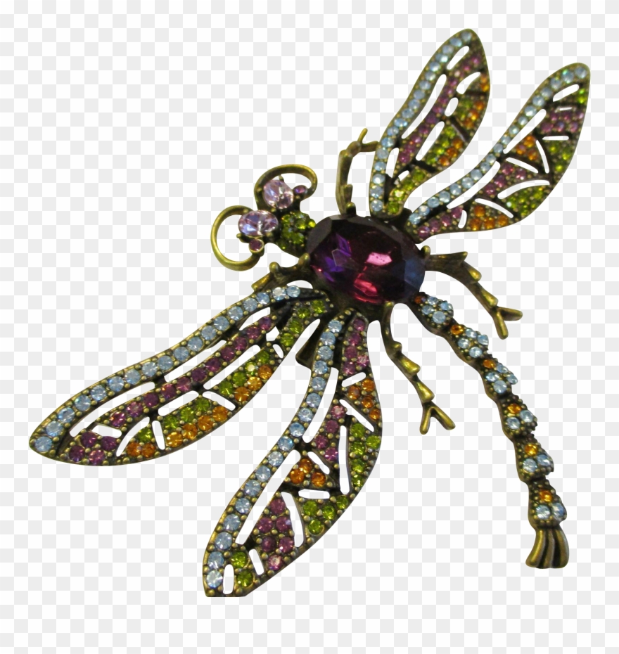 Dragonfly Trembler Pin - Dragonfly Clipart