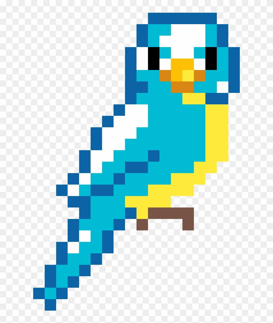 Birdie - Pixel Art Facile Animaux Clipart