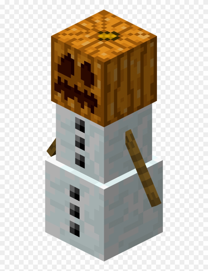 Minecraft Snow Golem Clipart