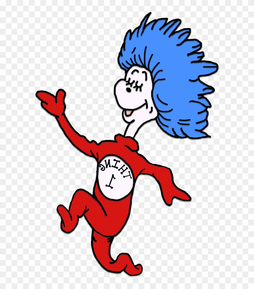 Clipart Of Ll, - Thing One And Thing Two Clip Art - Png Download