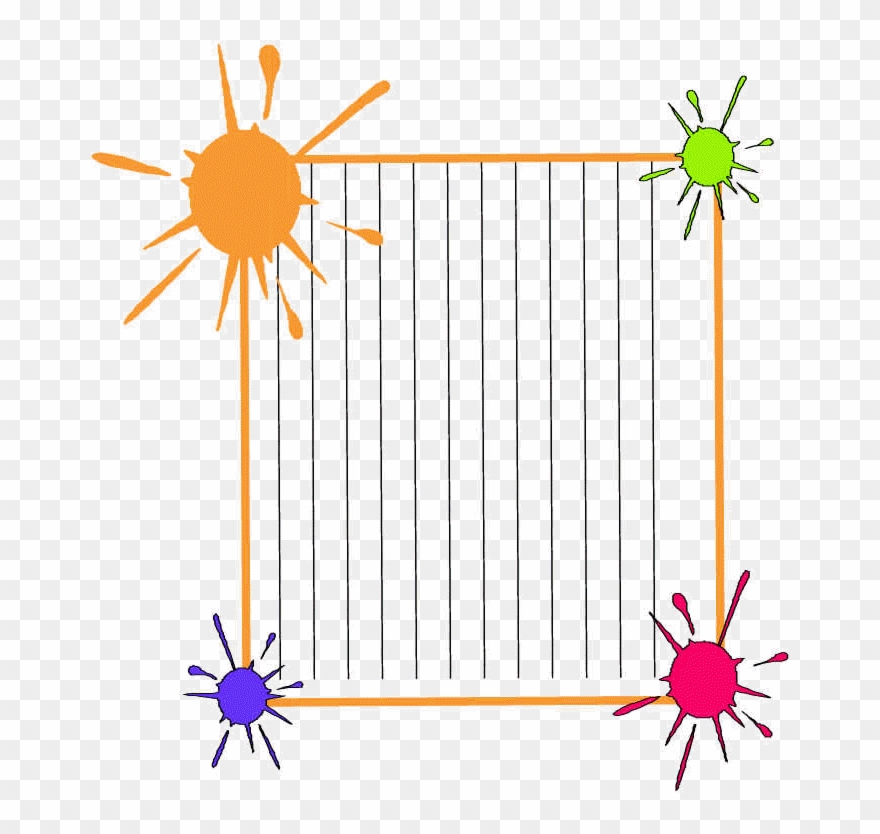 Printable Writing Paper With Border - Printable Bordered Pages With Lines Clipart