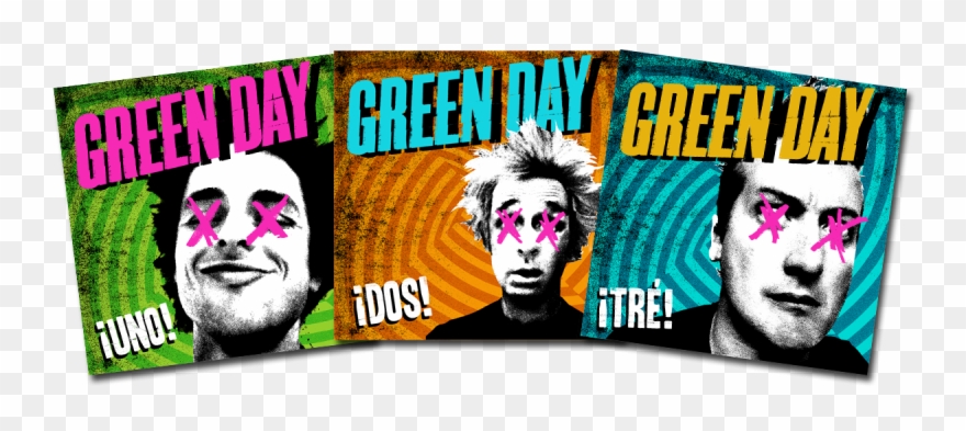¡uno , ¡dos , ¡tre Digital Box Set - Green Day: Dos Cd Clipart