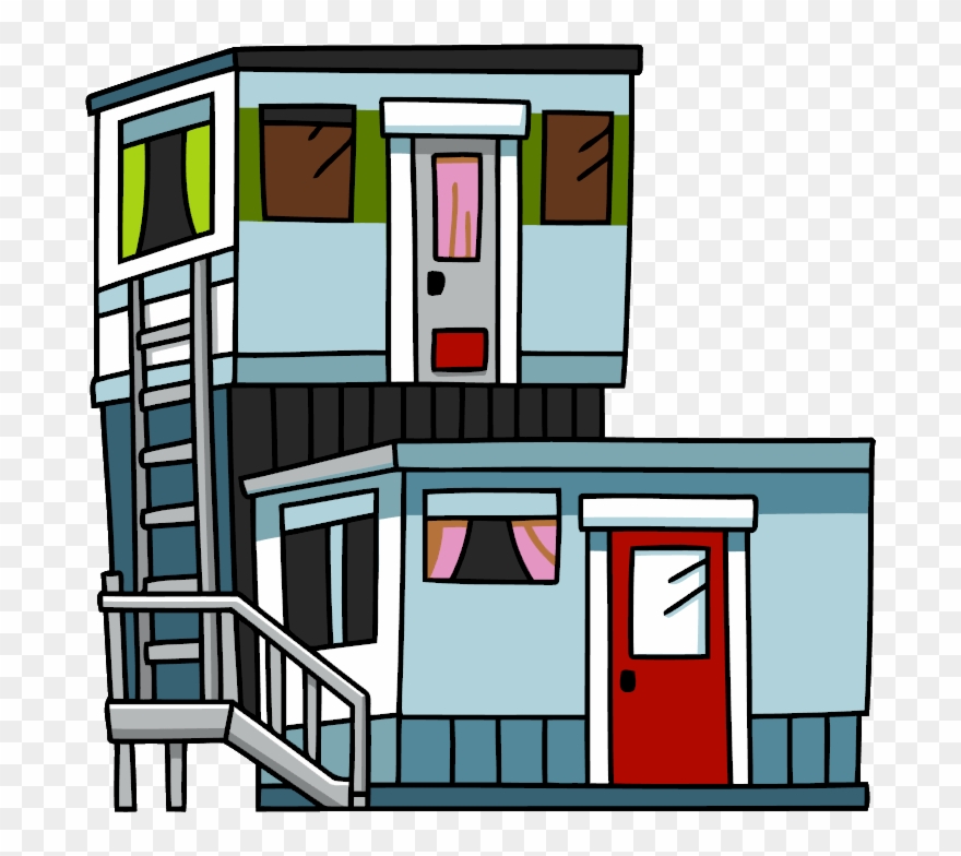 Trailer Park - Cartoon Clipart
