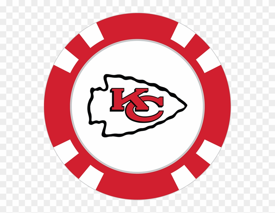 Kansas City Chiefs Poker Chip Ball Marker - Logo Kansas City Chiefs Clipart