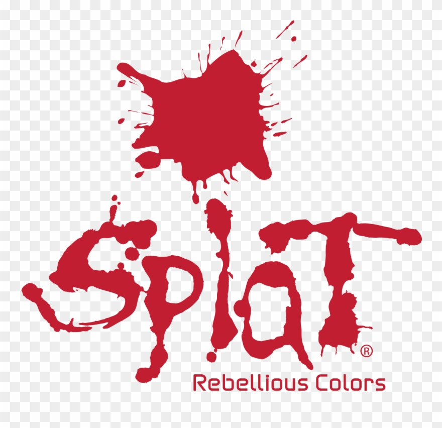Splat Hair Dye Logo Clipart
