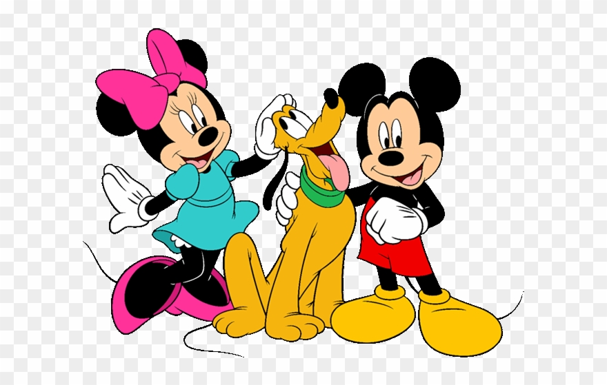 Mickey Minnie And Pluto Clip Art 2 Disney Galore - Mickey And Minnie And Pluto - Png Download