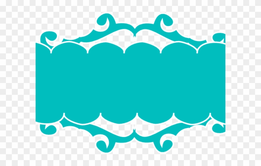 Turquoise Clipart Banner - Blue Banner Ribbon Png Transparent Png