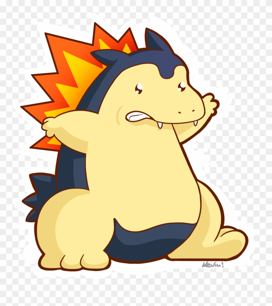 Of The Week Typhlosion By Shibuya On - Dancing Pokemon Gif Transparent Clipart