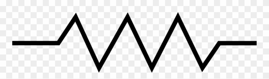 Simbolo De Un Resistor Fijo Clipart