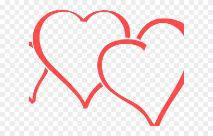 Hearts Clipart Line - Happy Valentine Day Friendship - Png Download