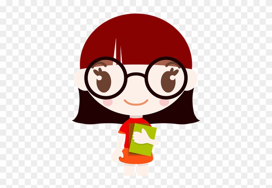 Quiz On Matilda By Roald Dahl By Louise Anderson - Nerd Girl Clipart Png Transparent Png