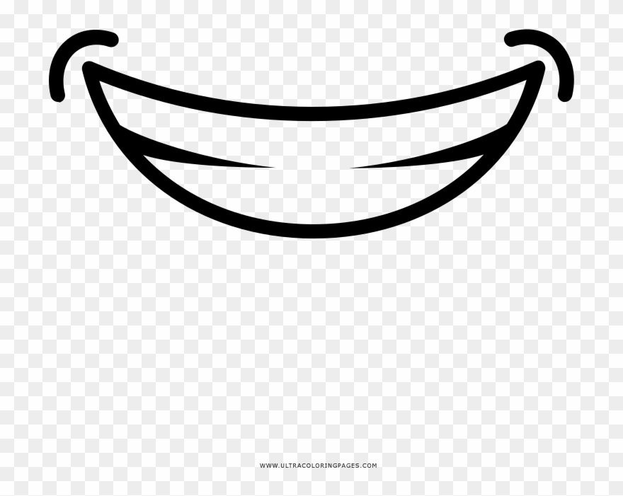 Drawing Smile Clip Art - Sonrisa Dibujo - Png Download