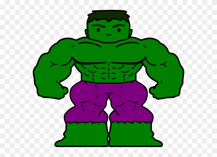 Hulk Clipart Cartoon - Hulk Chibi Transparent - Png Download