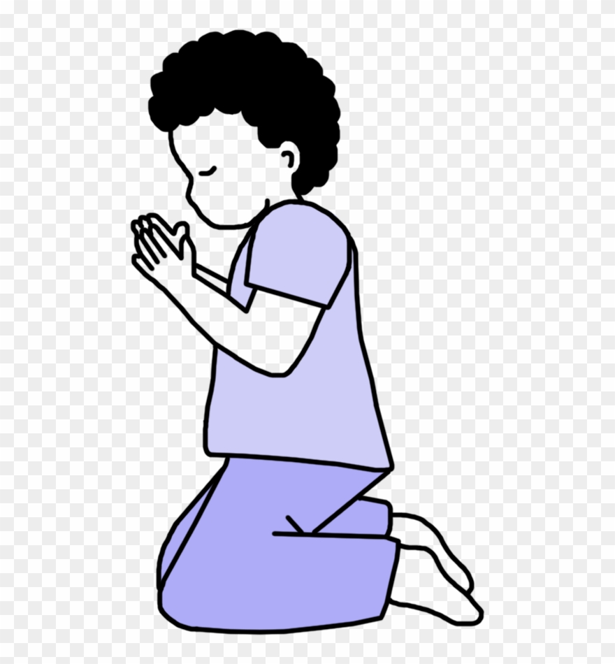 Praying Boy Christian Religious Prayer Plaque Gift - Prayer Clipart