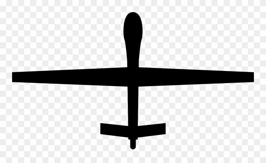 Open - Mq 9 Reaper Silhouette Clipart