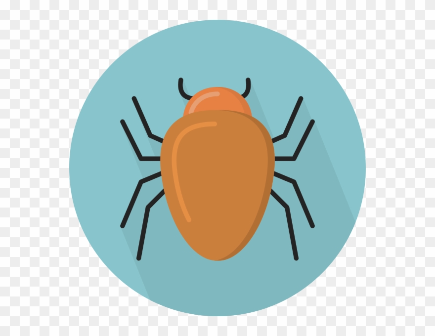 Animated Moving Cliparts 19, Buy Clip Art - Bug Flat Icon Png Transparent Png