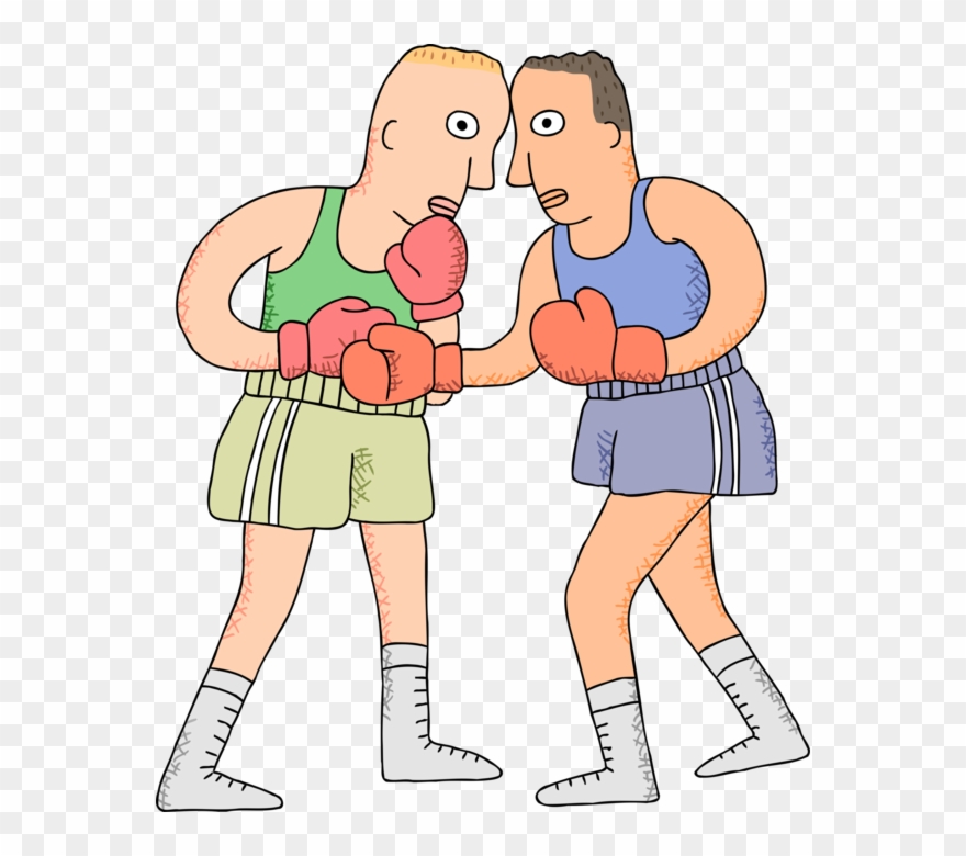 Vector Freeuse Stock Fighter Clipart Olympic Boxing - Boxing Cartoon - Png Download