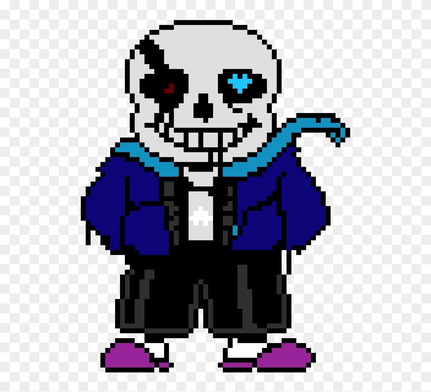 Lonely Sans - Undertale Sans Pixel Clipart