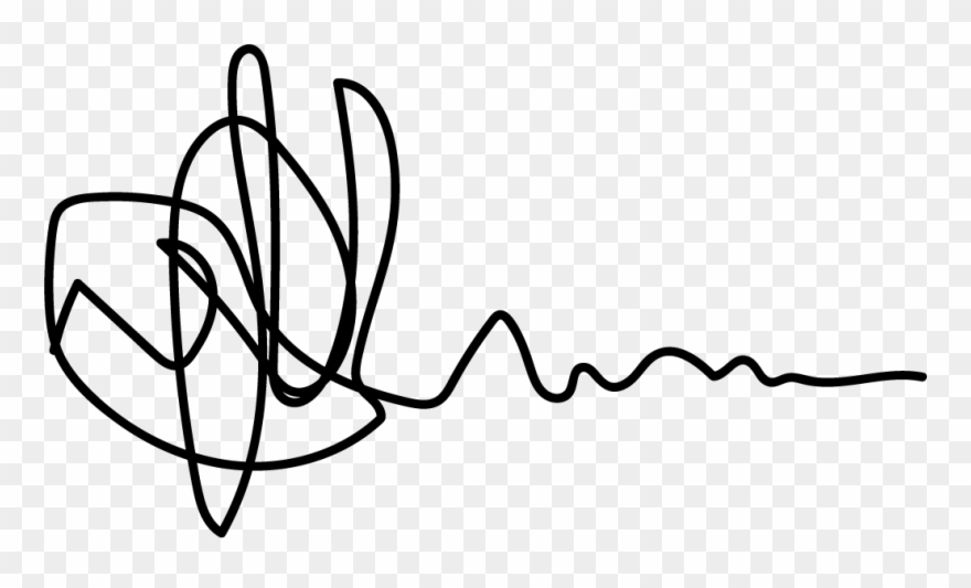 The Notorious Design Squiggle - Line Art Clipart