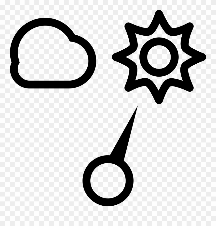 Barometer Icon This Has A Cloud Wavy Kid Clipartix - Barometer Icon - Png Download