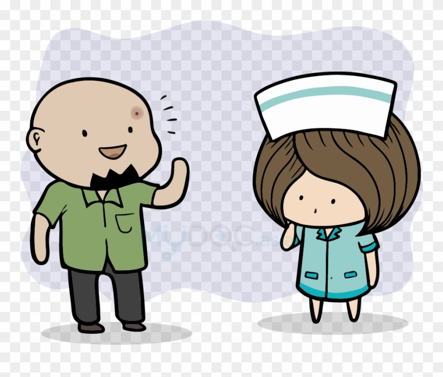 Dollah Facing Acne Problrm - Cartoon Clipart