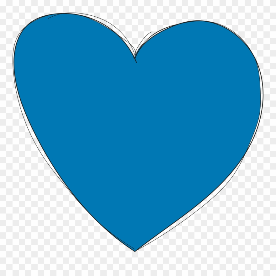 Corazon Azul Vector Png Clipart