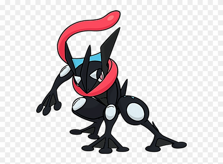Pokemon Shiny Dark Shinypokemon Pokemonshiny - Shiny Greninja Clipart
