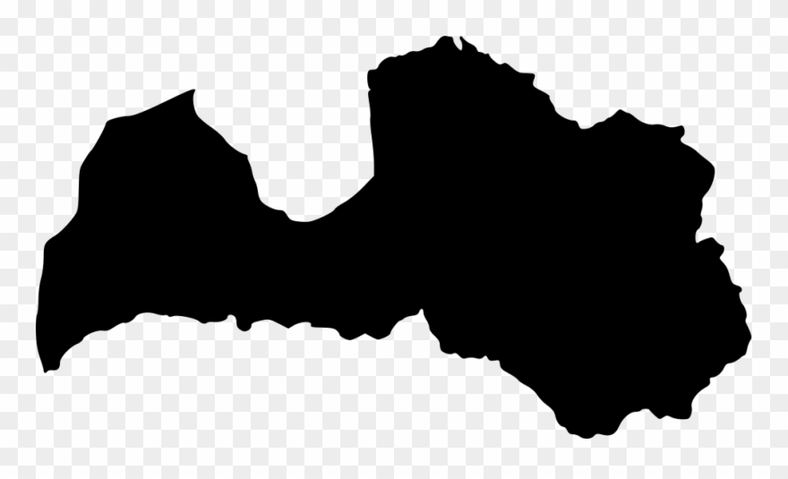 Png File - Capital Map Of Latvia Clipart