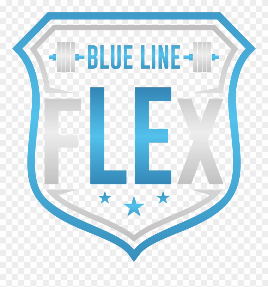 Picture Free Donate Flex Police Fitness Bodybuilding - Thin Blue Line Clipart
