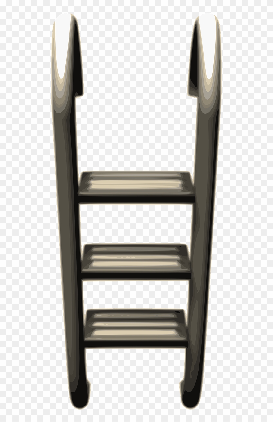 Ladder Paper Clip Art - Pool Ladder Png Transparent Png