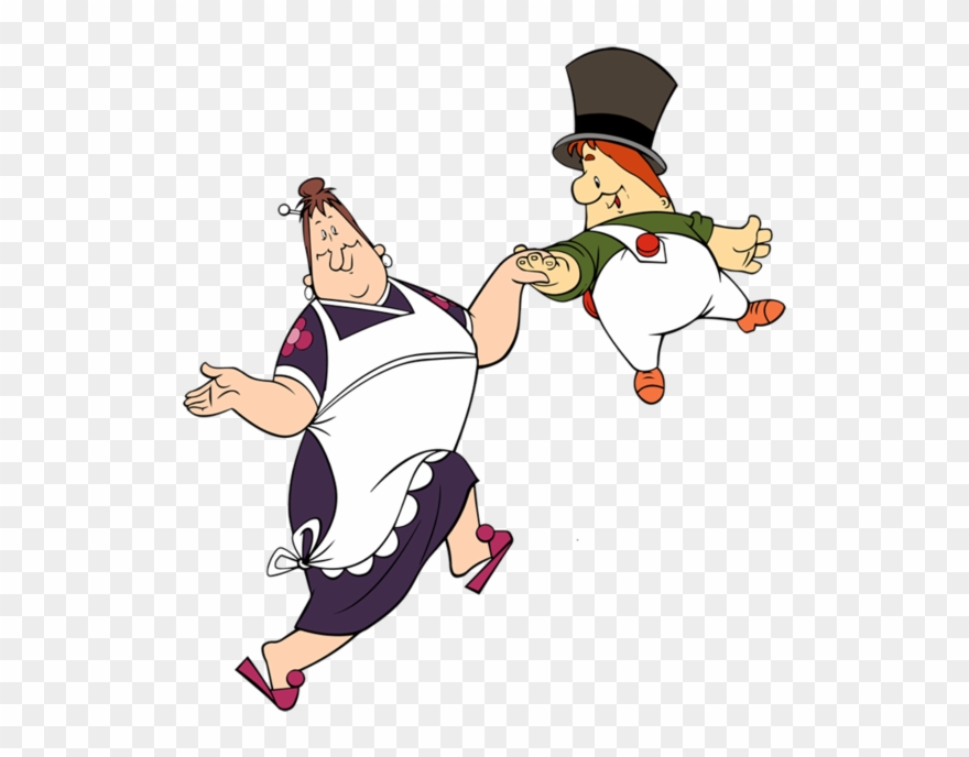 Old Couples - Карлсон И Фрекен Бок Clipart