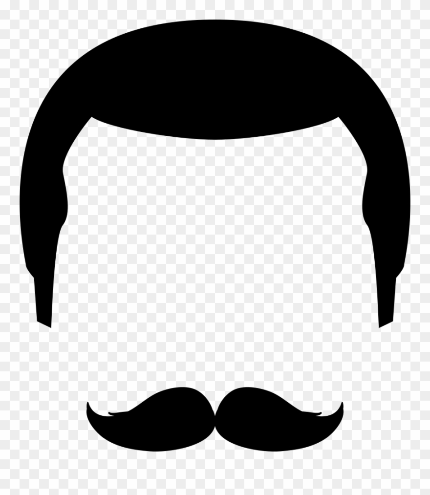 Moustache Clipart Svg - Moustache Icon Png Transparent Png