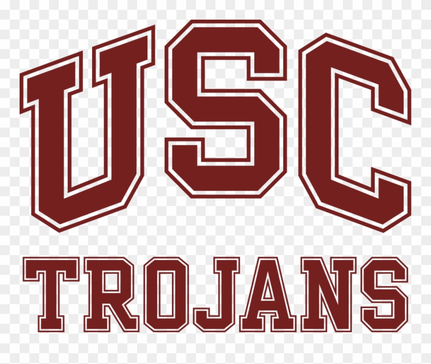 Usc Trojans Text Logo - Usc Trojans Logo Png Clipart