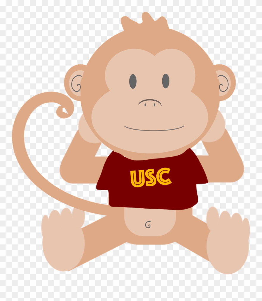 Can You Beat The Monsters Along The Way And Spread - Cartoon Baby Monkey Clipart