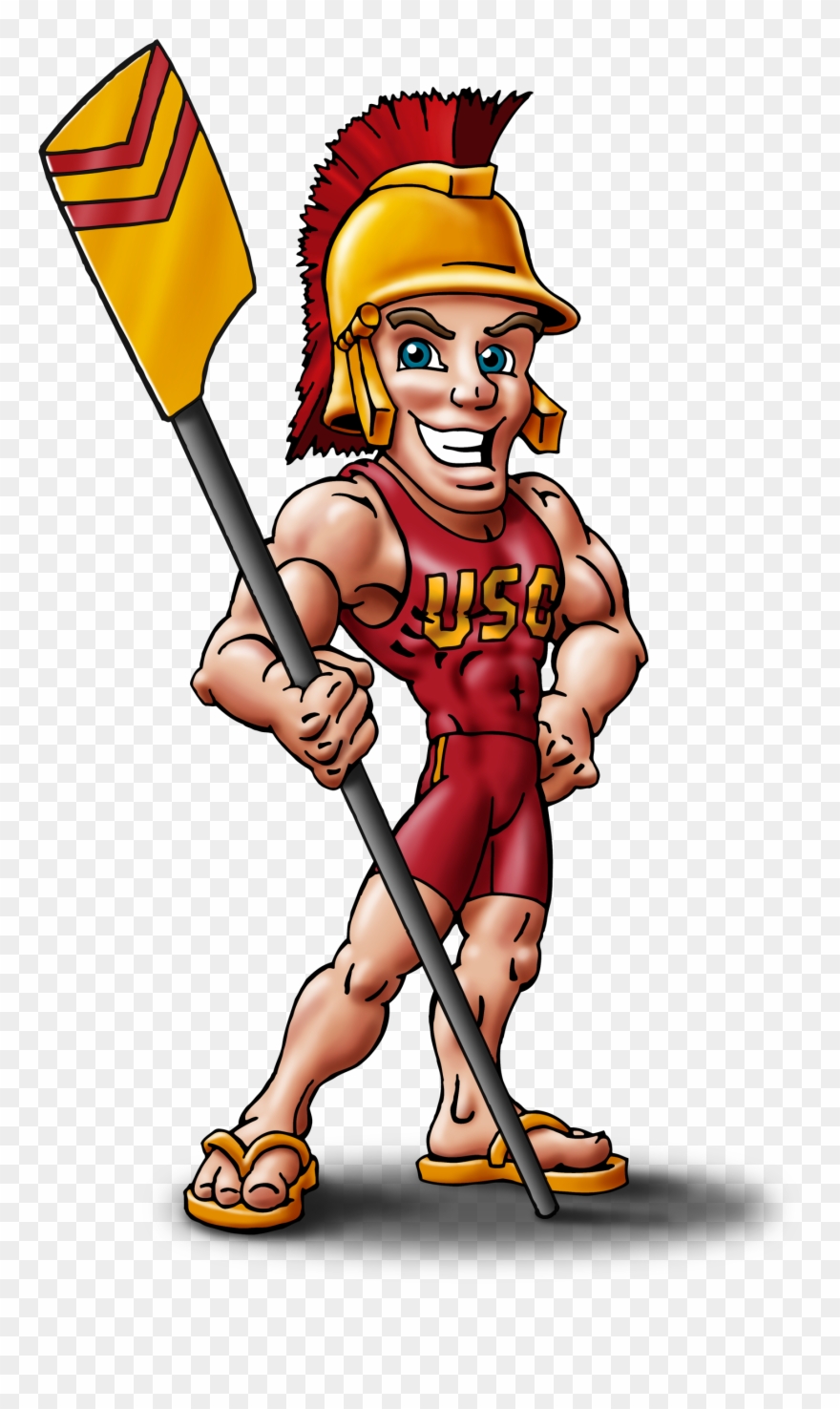 Sponsor A Rower - Mascot University Of Southern California Clipart